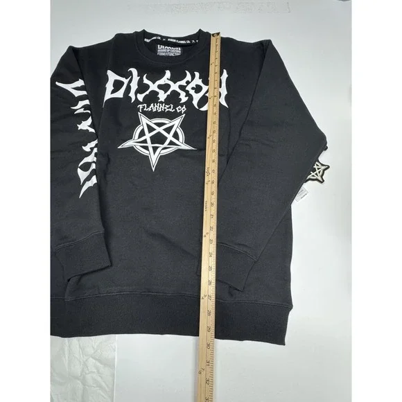 NWT Dixxon Pentagram Crewneck Sweatshirt in Black - Size XL - Picture 5 of 9